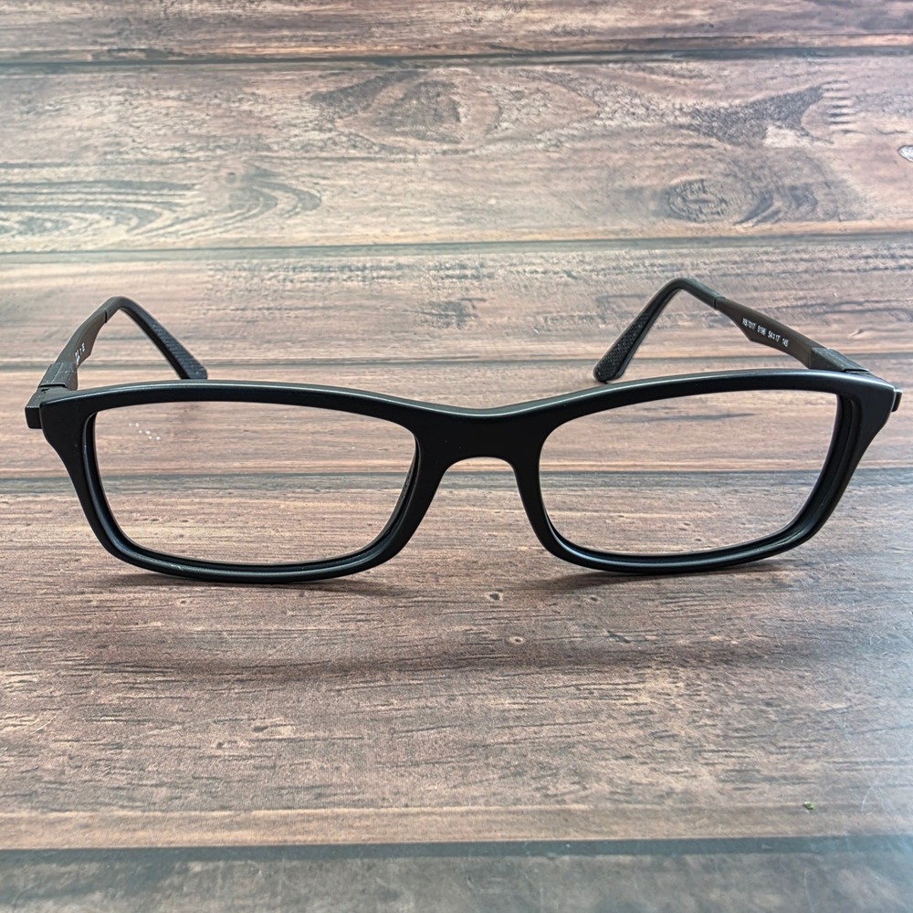 Ray-Ban RB 7017 5196 Matte Black Rectangular Eyeglasses 54-17-145